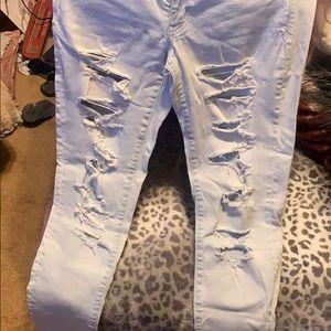 American eagle size 12 ripped jeans